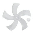 thumbnail image 1 of 14 Inch Plastic 5 Leaves Fan Blade With Nut Cover Fan Blades For Standing Pedestal Fan Table Fan, 1 of 7