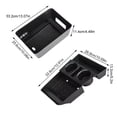 thumbnail image 3 of Central Armrest Storage Box Tray Organizer For Santa MX5 Holder, 3 of 8
