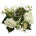 thumbnail image 2 of Nearly Natural NEN-4214-IFS Hydrangea Artificial Arrangement Candelabrum Silk Arrangements, 2 of 10
