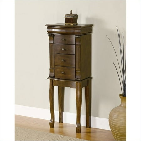 Powell Furniture Louis Philippe Walnut Jewelry Armoire