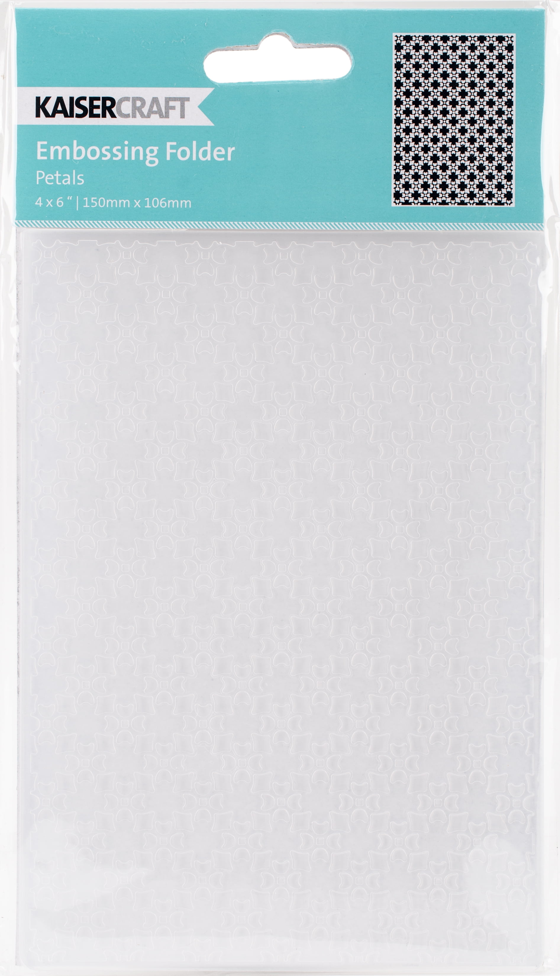 Kaisercraft Embossing Folder 4"X6"Petals