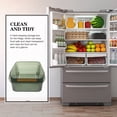 thumbnail image 5 of Refrigerator Organizer Freezer Vegetables Container Refrigerator Box Fruit Organizing Box, 5 of 6