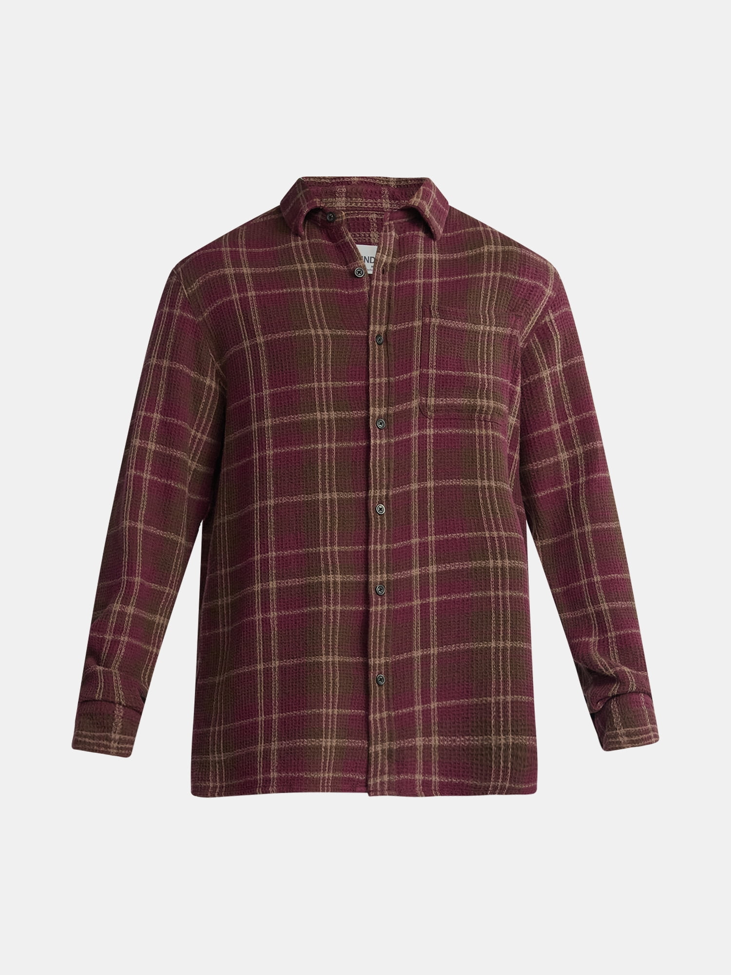 No Boundaries Men's & Big Men's Long Sleeve Textured Shirt , Sizes XS-5XL