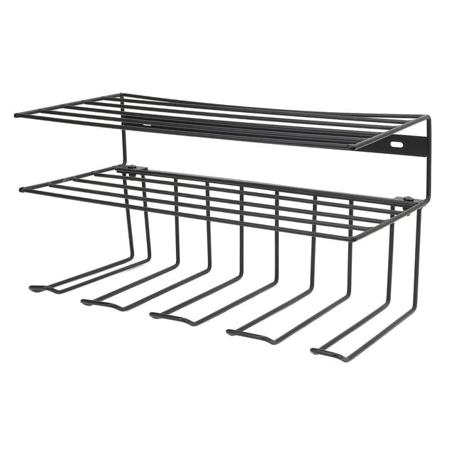 Montaje de Pared del Organizador de Herramientas Eléctricas, Portavasos Compacto de Taladro Eléctrico Resistente de Hierro de Servicio Pesado para Garaje