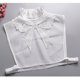thumbnail image 3 of Gargantilla de cuello falso para mujer, de solapa Reto para mujer, cuello falso de Estilo 3-Blanco Yinane Collar falso de Peter Pan, 3 of 8