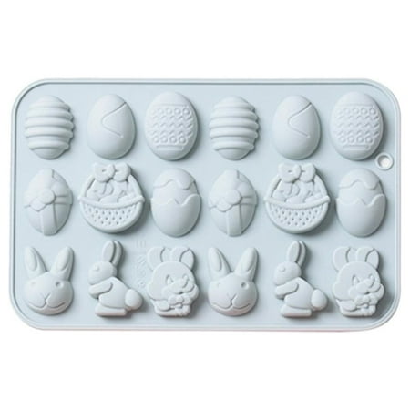 

Easter Alphabet Cookie Cutters Silica Gel Cake Word Molds Gummy Mold Silicone 18 Easter Egg Rabbit Chocolate Molds Ice Molds Easter Festival DIY Egg Pattern Cake Molds