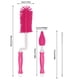 thumbnail image 2 of Kit de limpieza de cepillos para botellas | Kit de cepillo de silicona de 3 piezas para biberones, pajitas, tetinas | Diseño giratorio a 360°, limpieza profunda eficiente, portátil, duradero, 2 of 5
