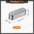 thumbnail image 2 of 10Pack Round Ended Feather Key, 6x6x18mm Carbon Steel Parallel Drive Shaft Keys, 2 of 6