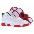 thumbnail image 4 of Air Jordan 6 Rings (GS) 323419-160 Kids Boys Red White Basketball Shoes LOL80 (6.5Y), 4 of 5