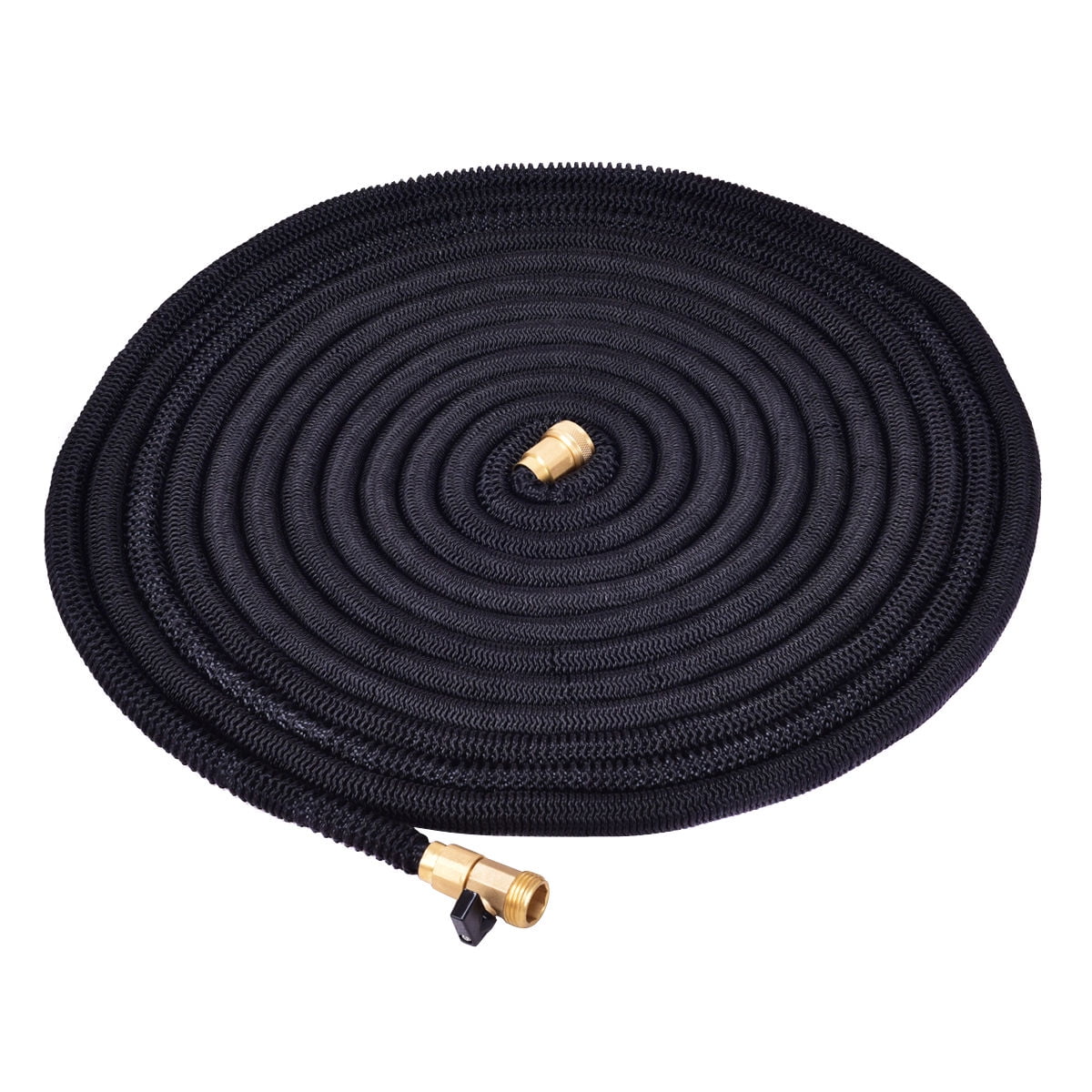 Costway 75FT Expanding Flexible Water Hose Pipe Home Garden Hose Watering Black by Costway