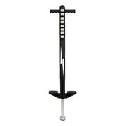 Flybar Foam Maverick Pogo Stick للأطفال من سن 5 سنوات وما فوق ، 40 إلى 80 رطلاً. أسود / فضي
