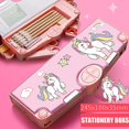 thumbnail image 2 of yeegool Cute Pattern Hard Cover Pencil Case, Multicolor, 1 Count, 2 of 5