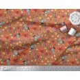 thumbnail image 2 of Soimoi Rayon Fabric Fish,Mermaid & Starfish Ocean Decor Fabric Printed Yard 56 Inch Wide, 2 of 3