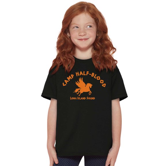 Camp Half Blood Greek Mythology Crewneck T Shirts Boy Girl Teen Brisco Brands XS