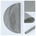 thumbnail image 2 of REGALWOVEN Round Placemats Set of 6 Placemats for Kitchen Dining Table Decor Washable Table Placemats Wipeable Table Mat Silver Gray 14*14in, 2 of 7