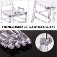 Clear Chairs, Modern Dining Chair Set of 4, Transparent Banquet Ghost
