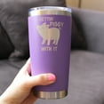 thumbnail image 3 of Bevvee Insulated Travel Tumbler 20 oz Gettin Piggy Gifts for Pig Lovers Tumblers, 3 of 4
