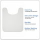 thumbnail image 2 of Alfombra de baño Bosap en forma de U, 20 x 24 cm, color blanco, 2 of 6