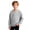 AA-Gray, variant on Boys Trendy Waffle Knit Shirts Basic Loose Long Sleeve V Neck Tee Tops Versatile Casual Solid Pullover Beige 4 Years