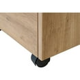 thumbnail image 7 of Modern Two Drawer Wood Laminate File Cabinet Fully Assembled Light Brown, 7 of 7