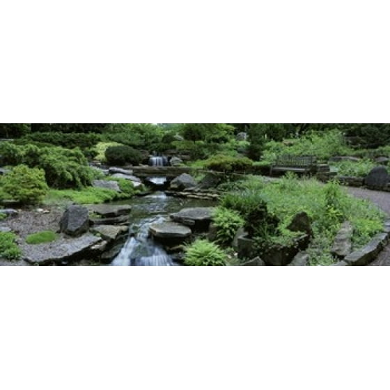 River Flowing Through A Forest Inniswood Metro Gardens Columbus