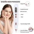thumbnail image 4 of Pluma de Plasma, 15 Niveles, Dispositivo de Cuidado Facial con Tecnolog&iacute;a de Plasma, USB Recargable, Pantalla LED, Compacto para Uso Personal y Profesional (Blanco Perla), 4 of 8