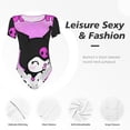 thumbnail image 5 of Lsque Sanrio Women's Crew Neck Short Sleeve Bodysuit Basic T Shirts Tops Onesie Adult Cute Pajama-Small, 5 of 8