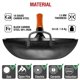 thumbnail image 5 of Sartén wok de acero al carbono YOSUKATA de 13.5" – Wok de fondo plano precurado para salteados, barbacoas, parrillas y camping – Utensilios de cocina tradicionales japoneses y chinos – Compatible con, 5 of 5