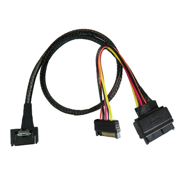 PCIe Gen4 Gen-Z 1C Male to U.2 (SFF-8639) Cable