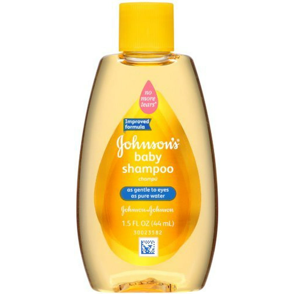 Johnson's Baby Shampoo, Travel Size, 1.5 Ounce (Pack of 3) Walmart