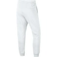 thumbnail image 2 of Nike Sportswear Club Fleeced Men's Cuffed Jogger Pants White/Black 804408-100, 2 of 2