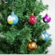 thumbnail image 3 of 24 Piezas de 6cm de De Multicolor Colgantes Decor de Pared Ventana àrbol De Navidad Adornos Decoración BLESIY Bolas de Navidad, 3 of 8