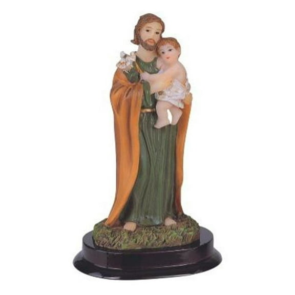 5 Inch Saint Joseph Holy Figurine Religious Decoration Statue Decor