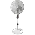 thumbnail image 2 of Lasko Lasko-16 Stand de control remoto, ventiladores domésticos de 3 velocidades (1646), 1 paquete, blanco Lasko Art Deco, 2 of 2