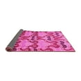 thumbnail image 2 of Ahgly Company Indoor Round Abstract Pink Modern Area Rugs, 6' Round, 2 of 4
