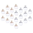 thumbnail image 1 of 20x Mini Botellas de Globo de Cristal Transparente Stud Pendientes Decoración para el Hogar Bolas de Globo 16 mm jinwen Botellas de globo transparente, 1 of 7