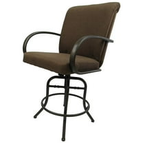 Swivel Counter 26" Bar Stool - M-60 Brown Metal Frame