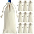 thumbnail image 2 of 10Pcs Sublimation Wine Bottle Bags Reusable Polyester Wine Bottle Gift Bags with Drawstring Bulk Blank Heat Transfer Wine Bag DIY Wine Bottle Storage Pouches for Sublimation Party Wedding, 2 of 10