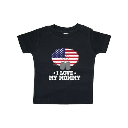 

Inktastic Military I Love My Mommy Gift Baby Boy or Baby Girl T-Shirt