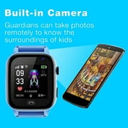 Kids Smart Watches Kids Waterproof Smart Watch Smart Watch for Kids Touchscreen Kids Watches with Video Alarm Camera Music Flashlight Calculator Learning Toys for Girls Boys 3-15 Years Old Birthday