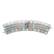 Lionel 2025020 036 Curved Lighted Fastrack with Multi-Colored Lights (Pack of 4)