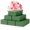 thumbnail image 1 of Bloques de espuma floral Mkobon, paquete de 6, 14 x 8 x 4 cm, verde, 1 of 7