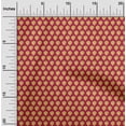 thumbnail image 1 of oneOone Silk Tabby Fabric Floral & Flying Swan Block Print Fabric BTY 42 Inch Wide, 1 of 4
