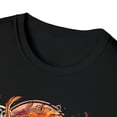 thumbnail image 3 of Feather Clock Unisex Softstyle T-Shirt Boho Native American Style, 3 of 3