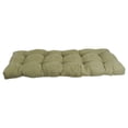 thumbnail image 3 of Blazing Needles 51-inch by 19-inch Tufted Solid Microsuede Bench Cushion, 3 of 3