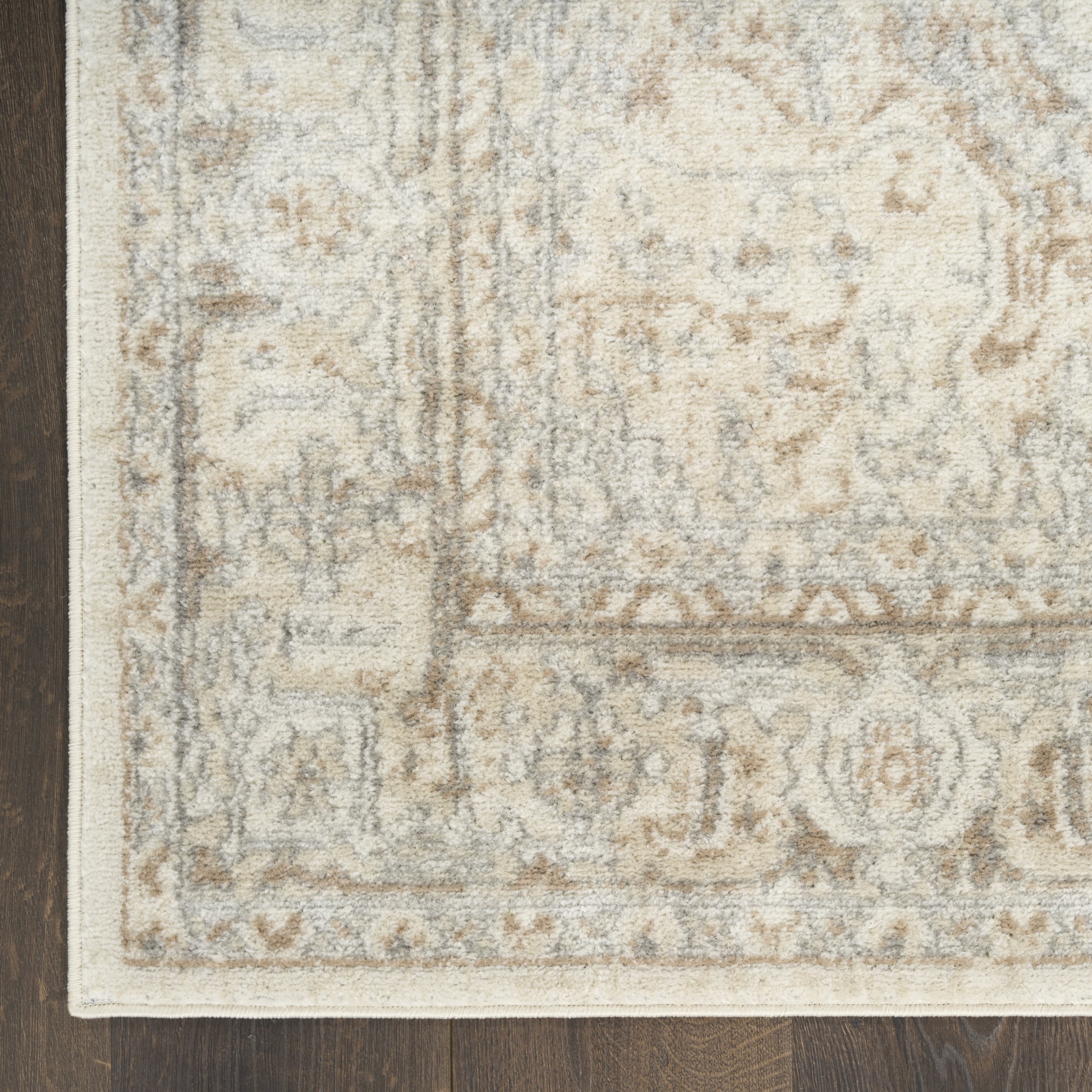 Nourison Concerto 2'2" x 10' Beige Vintage Indoor Rug