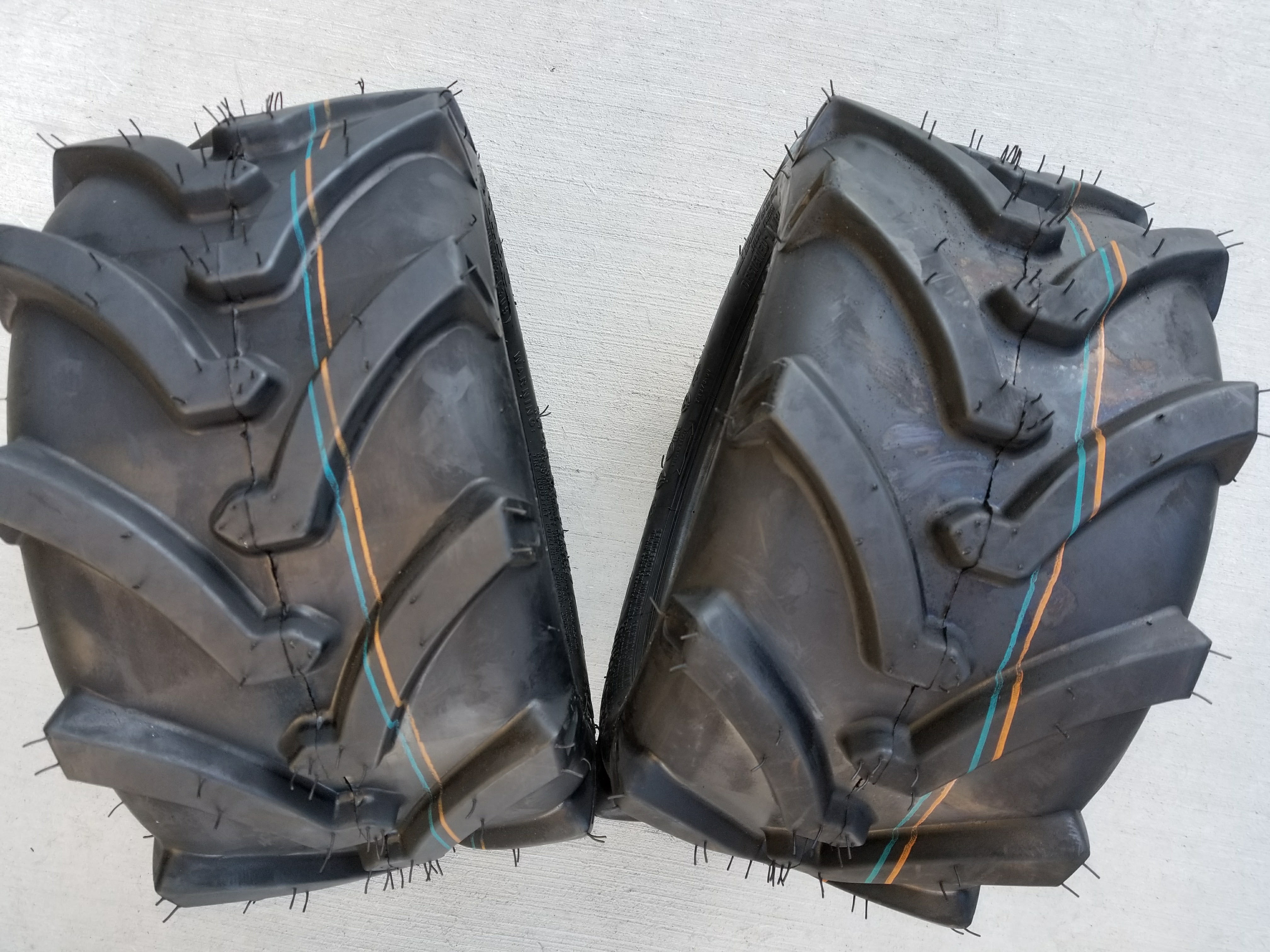 PAIR 18x8.5010 4P OTR Lawn Trac Tires 18/8.5010 4 Ply 18x8.510