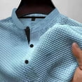 thumbnail image 5 of Breeze Polo Shirts for Men Short Sleeve Beer Belly Collared Textured Shirt Stretchy Quick Dry Golf Casual Cool Tops, M, 5 of 7