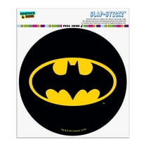 Batman Classic Bat Shield Logo Automotive Car Window Locker Circle Bumper Sticker