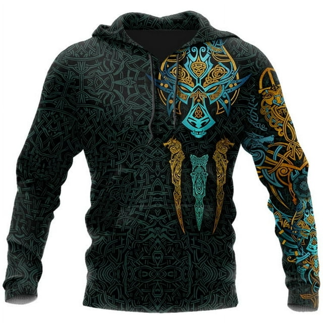 Chandails à Capuchon pour Hommes Imprimé Animal cool de Rue